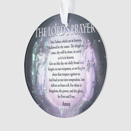 Lord's Prayer Ornament (voorkant)