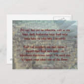 Lord's Prayer Over the City of Angels Briefkaart (Voorkant / Achterkant)