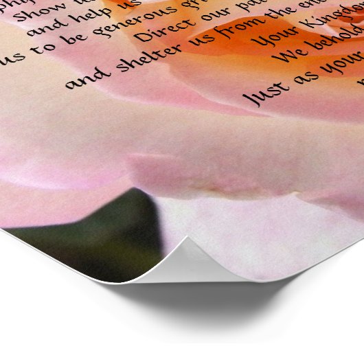 Lord's Prayer Poster (Hoek)