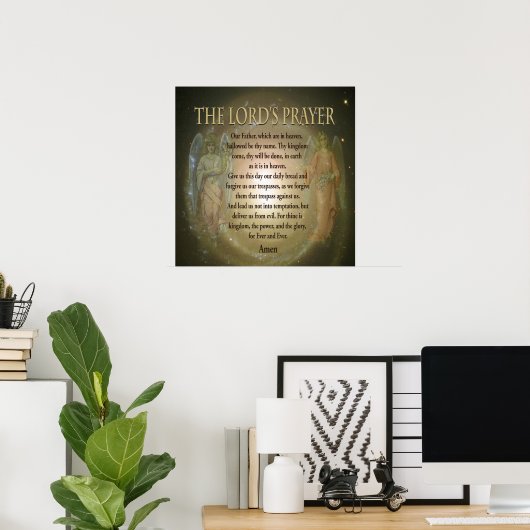 Lord's Prayer Poster (Thuiskantoor)