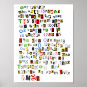 Lord's Prayer Poster (Voorkant)