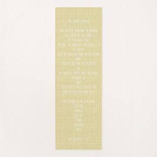 Lords Prayer - Prayer Mat/Sackcloth Design Yogamat