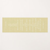 Lords Prayer - Prayer Mat/Sackcloth Design Yogamat (Voorkant (horizontaal))