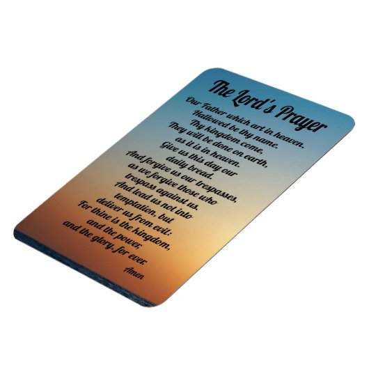 Lord's Prayer Refkoelkast Magnet Magneet (Linkerzijde)
