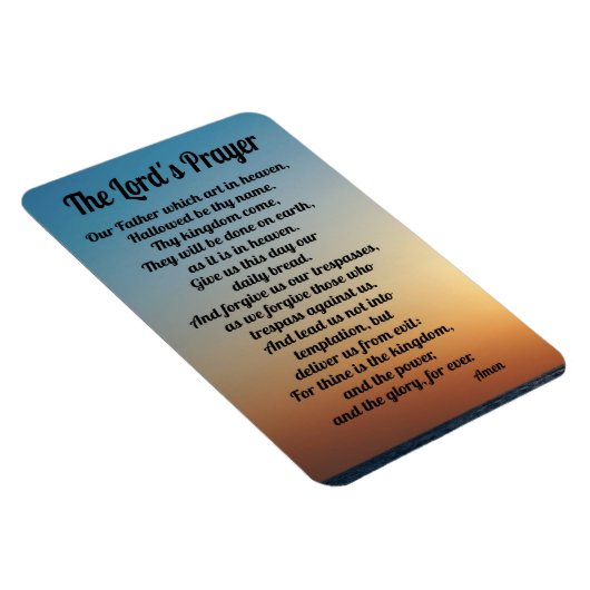 Lord's Prayer Refkoelkast Magnet Magneet (Rechterzijde)
