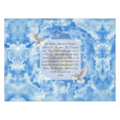 Lord's Prayer Tafelkleed (Voorkant (Horizontaal))