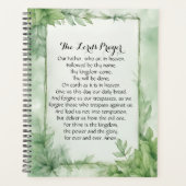 Lord's Prayer Waterverf Botanische Poster Print Planner (Voorkant)