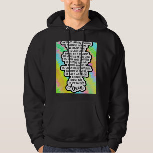 Lords Prayers Prayer Amen Christian Woman Jesus Re Hoodie