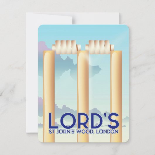 Lord's St John's Wood, Londen (Achterkant)