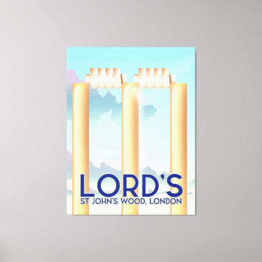 Lord's St John's Wood, Londen Canvas Afdruk (Voorkant)