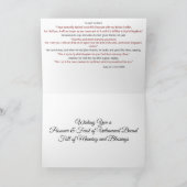 Lord's Supper: Christian Passover Card Kaart (Binnen)