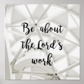 Lord's Work - poster op maat van foto's (Voorkant)