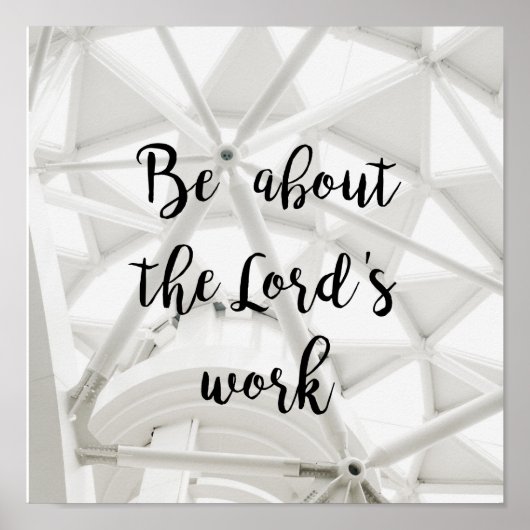 Lord's Work - poster op maat van foto's (Voorkant)