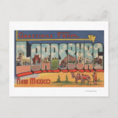 Lordsburg, New Mexico - Grote Letter-scènes Briefkaart (Voorkant)