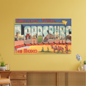 Lordsburg, New Mexico - Grote Letter-scènes Canvas Afdruk (Insitu (Woonkamer))
