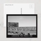 Lordsburg New Mexico zwart-wit foto Briefkaart (Voorkant / Achterkant)