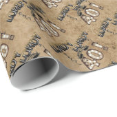 Lordy Lordy Kijk die 40 Birthday-ballonnen is Cadeaupapier (Rol Hoek)