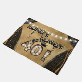 Lordy Lordy Kijk die 40 Birthday-ballonnen is Deurmat (Schuin)