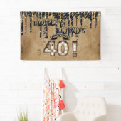 Lordy Lordy Look Who's 40 Birthday Balloons Spandoek (Insitu)