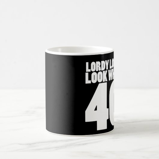 Lordy Lordy ziet er 40 uit Koffiemok (Center)