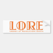LORE Bumpersticker (Voorkant)