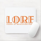 LORE Mousepad, White Muismat (Met muis)