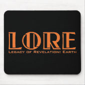 LORE Mousepad, zwart Muismat (Voorkant)