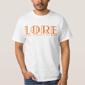 LORE T-Shirt, White T-shirt (Voorkant)