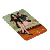 Lorelai en Rory die op het couchportret zitten Magneet (Rechterzijde)