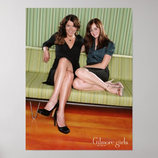 Lorelai en Rory die op het couchportret zitten Poster (Voorkant)