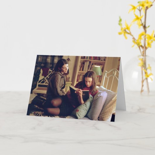 Lorelai en Rory in slaapkamer Kaart (Gele Bloem)