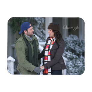 Lorelai & Luke Holding Handen in de sneeuw Magneet