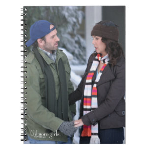 Lorelai & Luke Holding Handen in de sneeuw Notitieboek