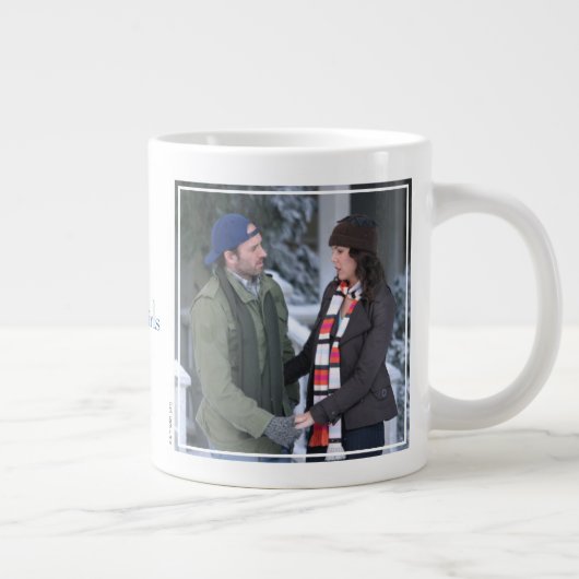 Lorelai & Luke Holding Hands in de sneeuw Grote Koffiekop (Rechts)