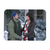 Lorelai & Luke Holding Hands in de sneeuw Magneet (Horizontaal)