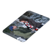 Lorelai & Luke Holding Hands in de sneeuw Magneet (Linkerzijde)