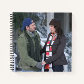 Lorelai & Luke Holding Hands in de sneeuw Notitieboek (Voorkant)