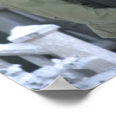 Lorelai & Luke Holding Hands in de sneeuw Poster (Hoek)