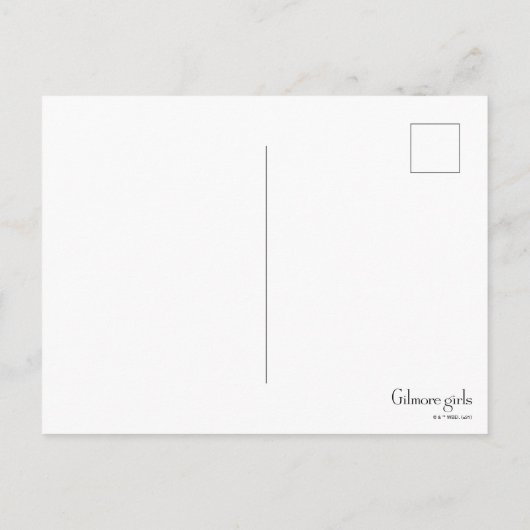 Lorelai & Rory Close-up-portret Briefkaart (Achterkant)