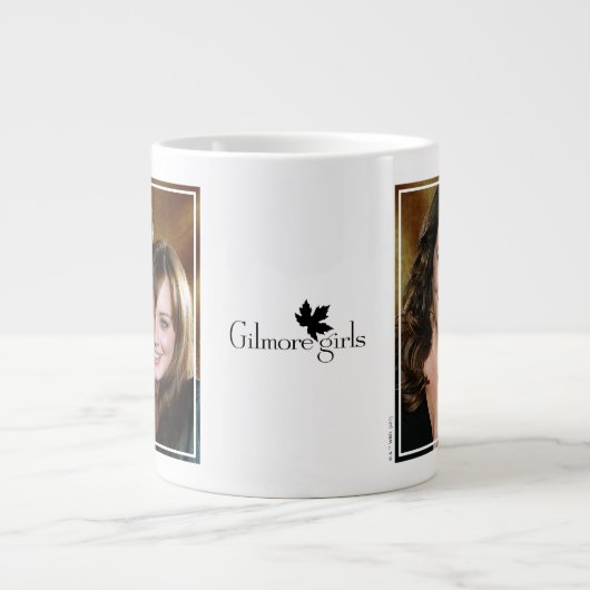 Lorelai & Rory Close-up-portret Grote Koffiekop (Voorkant)