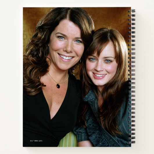 Lorelai & Rory Close-up-portret Notitieboek (Achterkant)