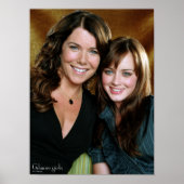 Lorelai & Rory Close-up-portret Poster (Voorkant)
