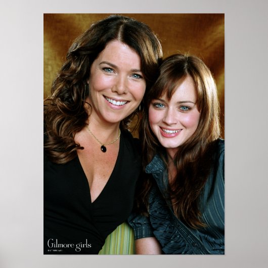 Lorelai & Rory Close-up-portret Poster (Voorkant)
