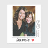 Lorelai & Rory Close-up-portret Sticker (Vel)
