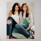 Lorelai & Rory Sitting Portrait Poster (Voorkant)