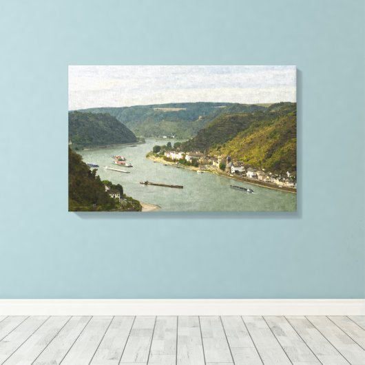 Lorelei Canvas Afdruk (Insitu (Houten vloer))