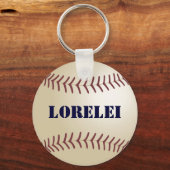 Lorelei Persoonlijke Baseball Keychain - 369 (Voorkant)
