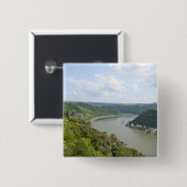 Loreley Vierkante Button 5,1 Cm (Voorkant /achterkant)