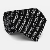 lorem ipsum Blindtext dummy text Stropdas (Opgerold)