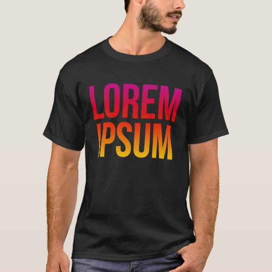 Lorem Ipsum Cool Dummy Text Nonsense Quote T-shirt (Voorkant)